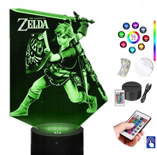 Lampka Na Biurko Zelda 16 Kolorów Led Plexido Plexido