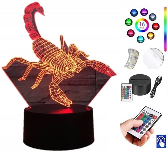 Lampka Na Biurko Znak Zodiaku Skorpion Led Plexido Plexido