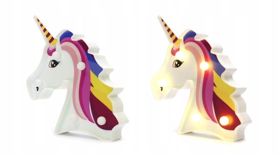 Lampka Nocna 3D Dekoracyjna Jednorożec Unicorn Midex