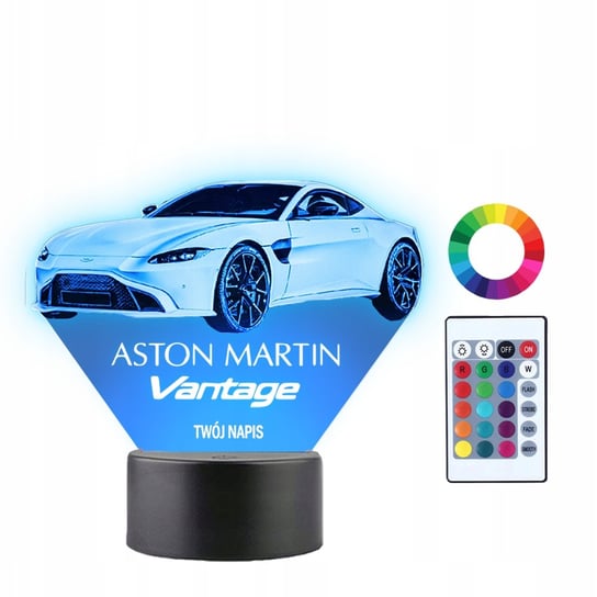 Lampka Nocna 3D Led Aston Martin Prezent Plexido