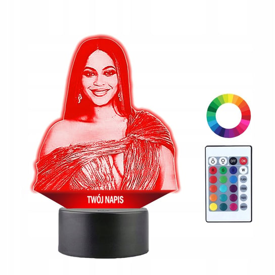 Lampka Nocna 3D Led Beyonce Prezent Plexido