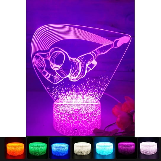 Lampka nocna 3D LED Bramkarz hologram Hedo
