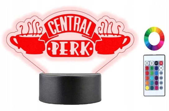 Lampka Nocna 3D Led Friends Central Perk Grawer Przyjaciele Plexido