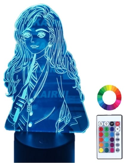 Lampka Nocna 3D Led Harry Potter Hermiona Grawer Plexido