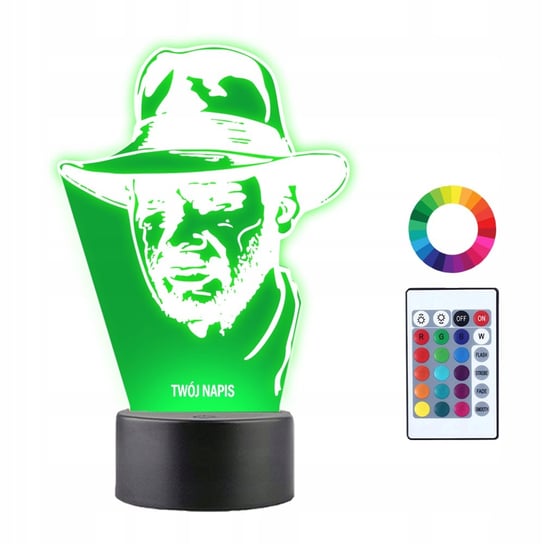 Lampka Nocna 3D LED Indiana Jones Prezent Plexido