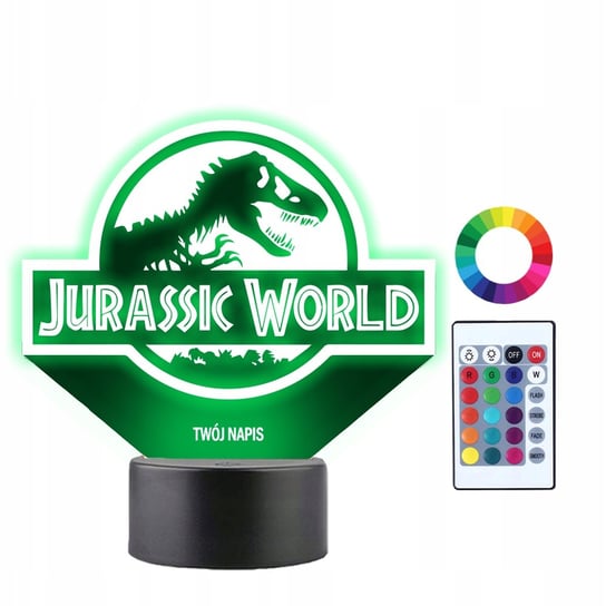 Lampka Nocna 3D LED Jurassic World Prezent Plexido