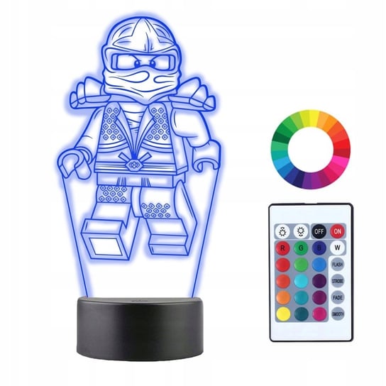 Lampka Nocna 3D Led LEGO NINJAGO Plexido
