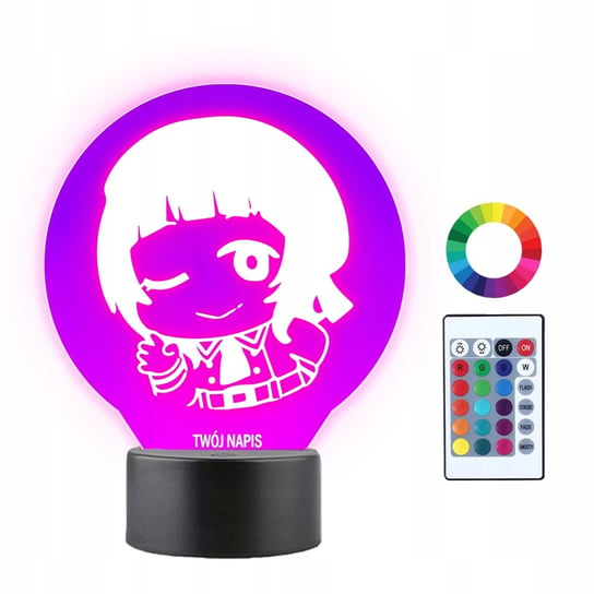 Lampka Nocna 3D LED Love Live! Asaka Karin Anime Plexido