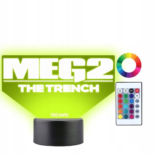 Lampka Nocna 3D LED Meg 2: Głębia Film Plexido