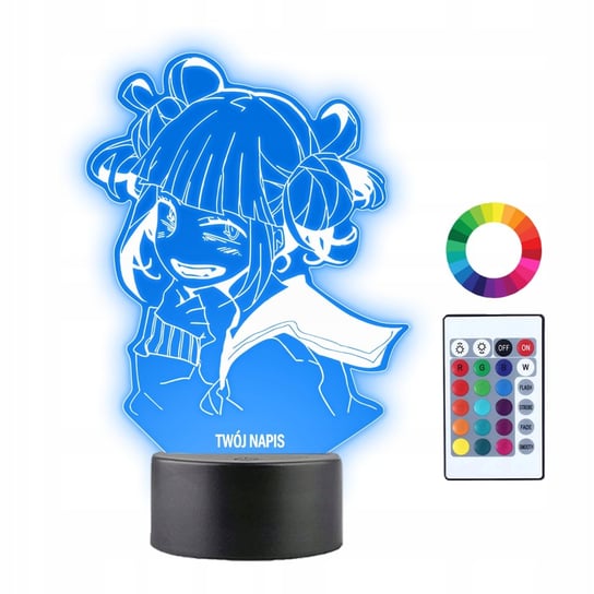 Lampka Nocna 3D LED My Hero Academia Himiko Togo Plexido