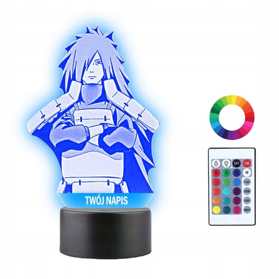 Lampka Nocna 3D Led Naruto Madara Anime Prezent Plexido