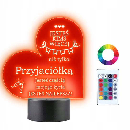 Lampka Nocna 3D LED Przyjaźń Przyjaciele Plexido