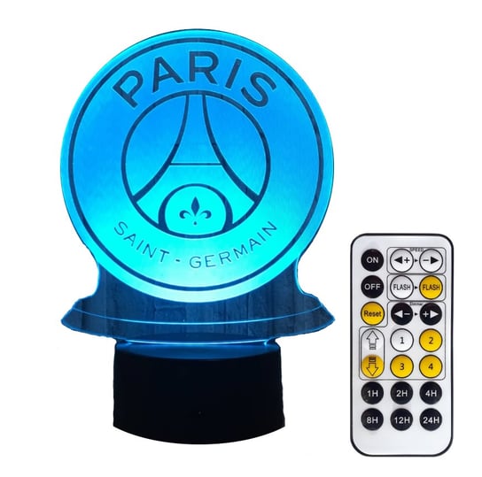 Lampka nocna 3D LED PSG Paris Saint-Germain PIŁKA NOŻNA Inna marka