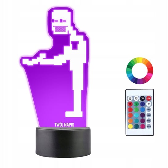Lampka Nocna 3D LED Purple Guy Fnaf Prezent Plexido
