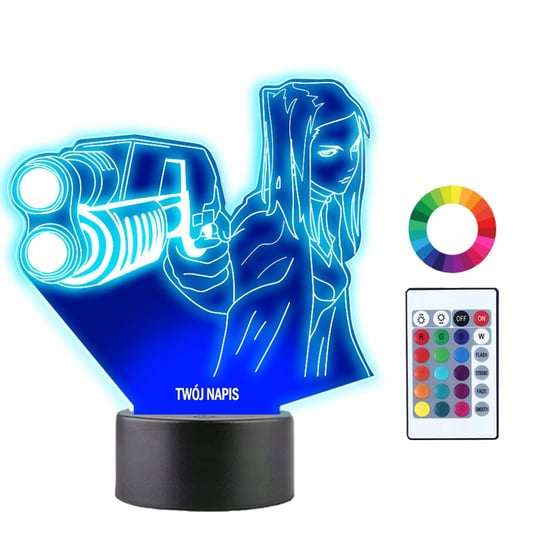 Lampka Nocna 3D LED Re-l Mayer Anime Ergo Proxy Plexido