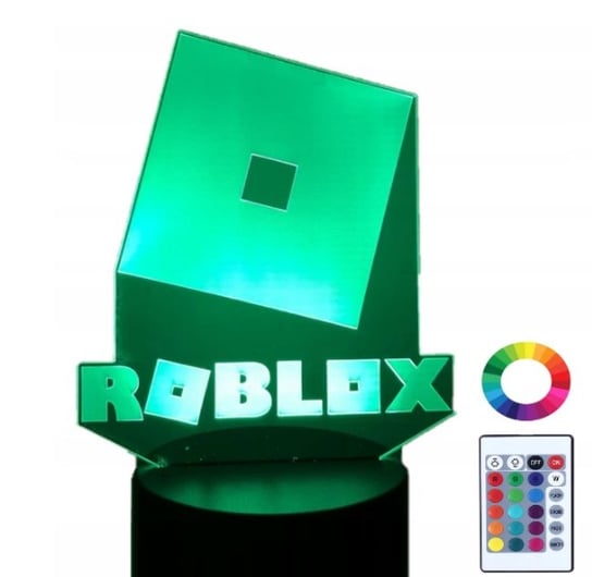 Lampka Nocna 3D LED Roblox Grawer Imię Prezent Plexido