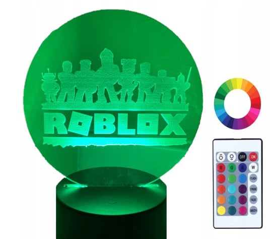 Lampka Nocna 3D Led Roblox Grawer Imię Prezent Plexido