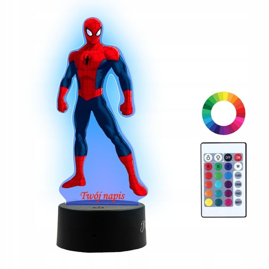 Lampka Nocna 3D LED Spider-man Marvel Plexido