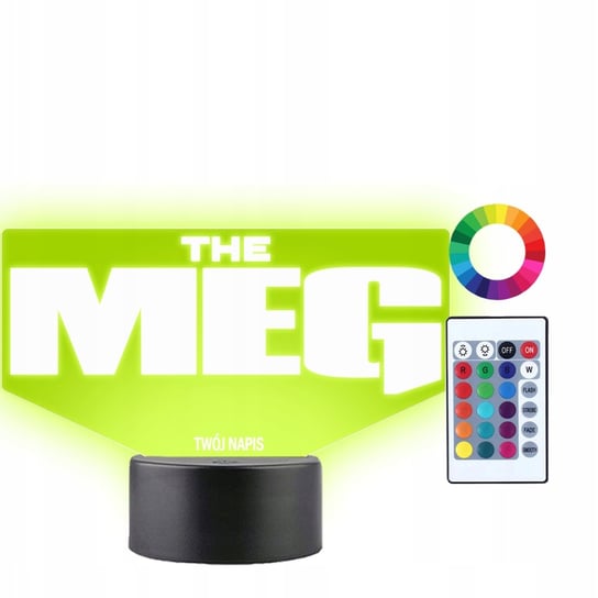 Lampka Nocna 3D Led The Meg Megalodon Film Plexido