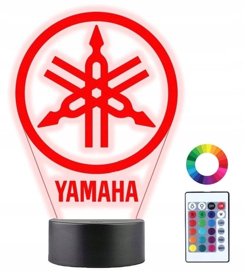 Lampka Nocna 3D Led Yamaha Logo Grawer Prezent Plexido