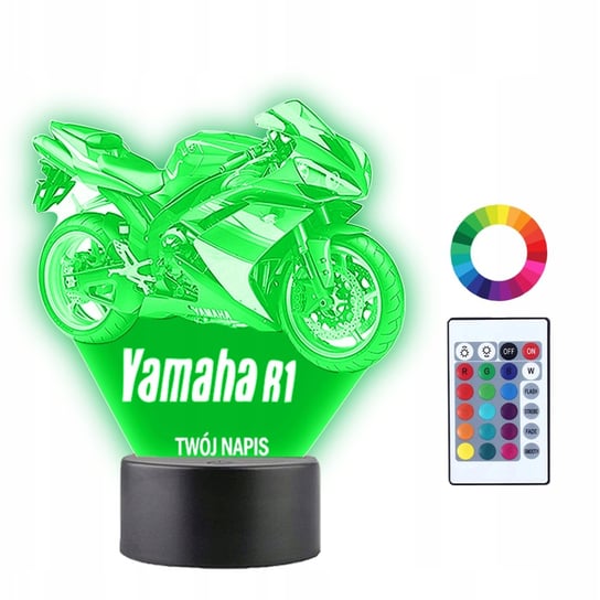 Lampka Nocna 3D Led Yamaha R1 Prezent Plexido