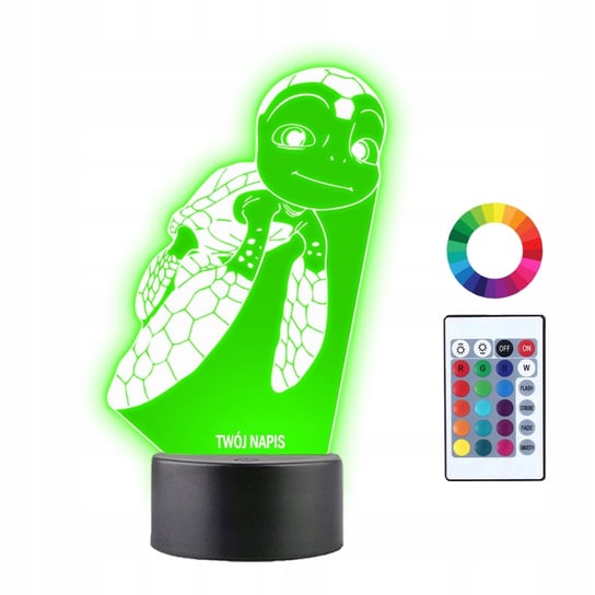 Lampka Nocna 3D Led Żółw Żółwik Summy Prezent Plexido