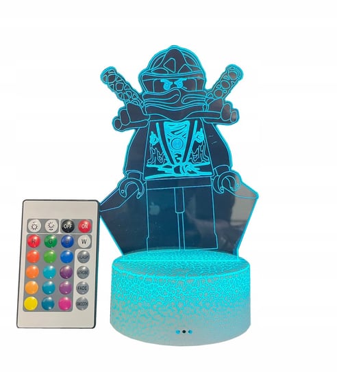 Lampka Nocna Dla Dzieci Lego Ninjago 3D Led Inna marka