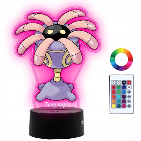 Lampka Nocna Dla Dzieci Z Nadrukiem Lileep Pokemon Prezent Imię 3D LED Plexido