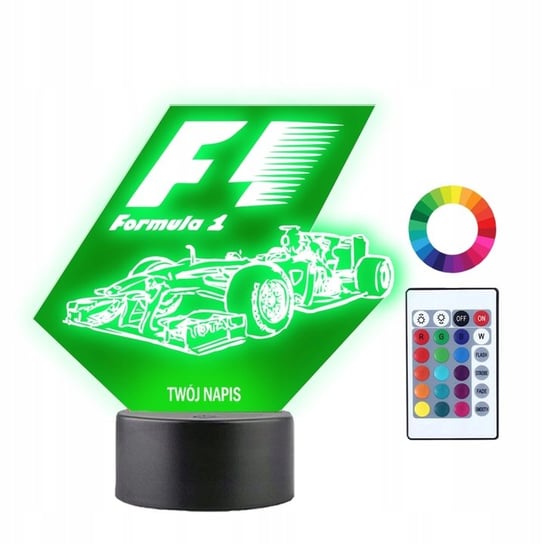 Lampka Nocna Formuła F1 16 Kolorów Led Plexido Plexido