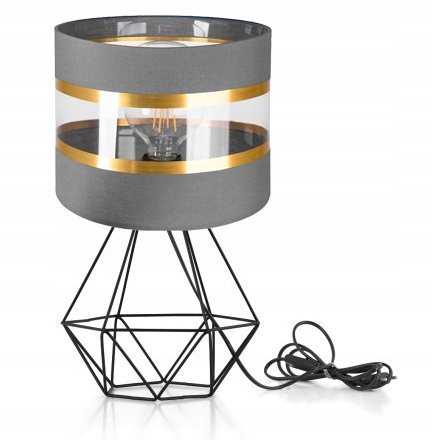 Lampka nocna Lampa stołowa loft na led E27 Abażur LED-ONE