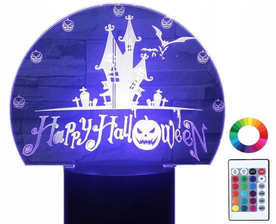 Lampka Nocna LED 3D Duchy Happy Halloween Plexido