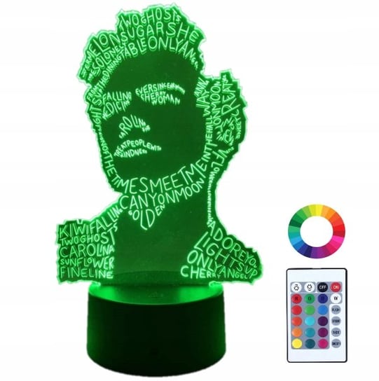 Lampka Nocna LED 3D Harry Styles Grawer Prezent Plexido