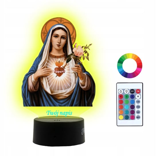 Lampka Nocna LED Maryja Religia Plexido