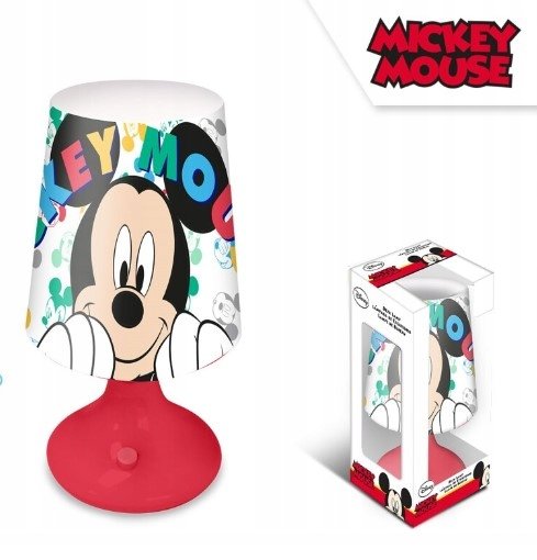 Lampka Nocna Led Na Baterie Myszka Miki Mickey KIDS