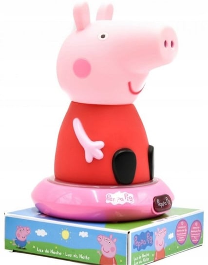 Lampka Nocna Led Na Baterie Peppa Pig Świnka Peppa 21 Cm E-249363 Kids Licensing
