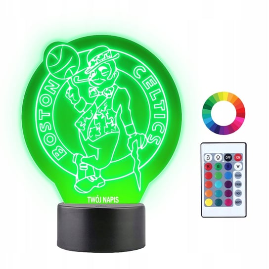 Lampka Nocna LED NBA Boston Celtics Plexido