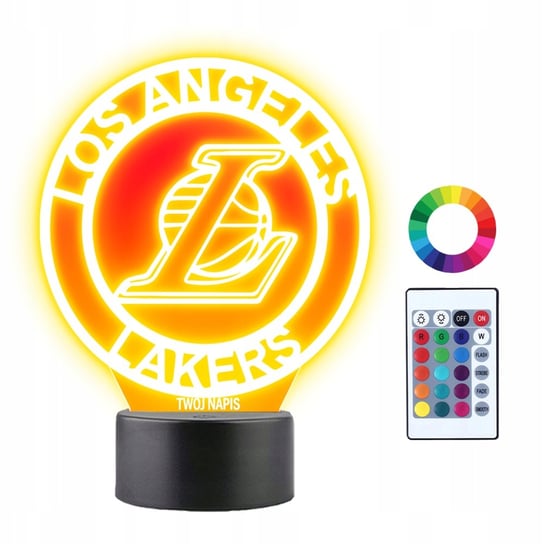 Lampka Nocna LED NBA Los Angeles Plexido