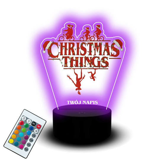 Stranger Things Led Lampka Nocna Led Stranger Things Prezent Na Święta Mikołaja ...