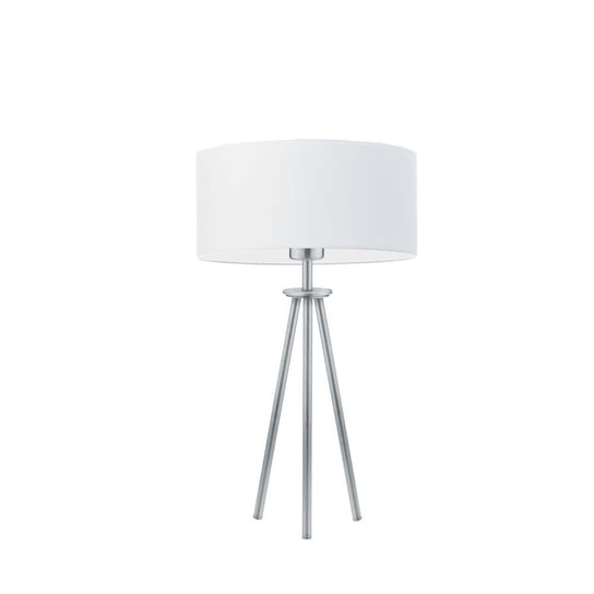 Lampka nocna LYSNE Alta, biała, srebrna, E27, 50x30 cm LYSNE
