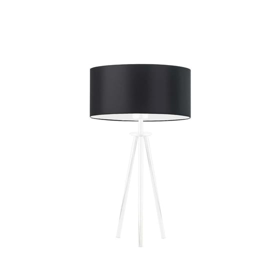 Lampka nocna LYSNE Alta, czarna, biała, E27, 50x30 cm LYSNE