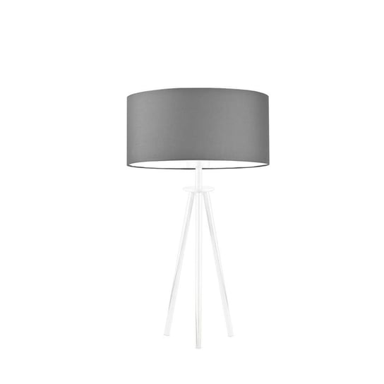 Lampka nocna LYSNE Alta, szara (stalowy), biała, E27, 50x30 cm LYSNE