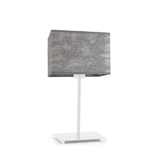 Lampka nocna LYSNE Amalfi, 60 W, E27, beton/biała, 40x20 cm LYSNE