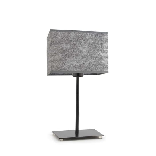 Lampka nocna LYSNE Amalfi, 60 W, E27, beton/czarna, 40x20 cm LYSNE