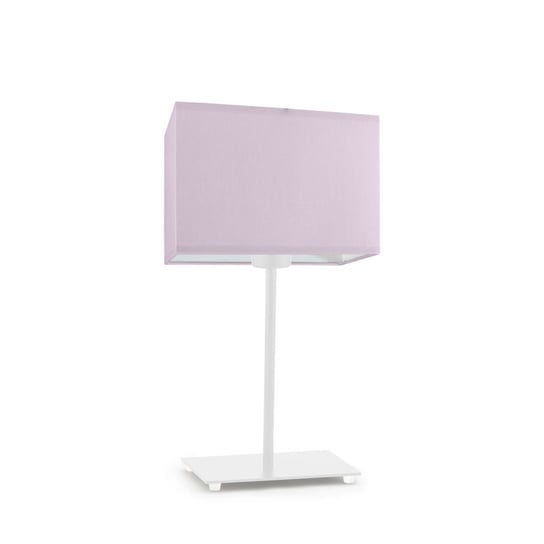Lampka nocna LYSNE Amalfi, 60 W, E27, jasnofioletowa/biała, 40x20 cm LYSNE