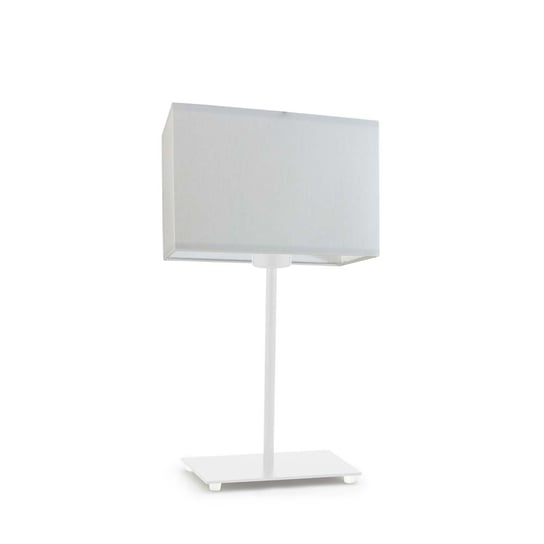 Lampka nocna LYSNE Amalfi, 60 W, E27, jasnoszara/biała, 40x20 cm LYSNE