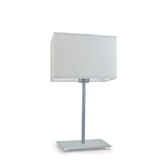 Lampka nocna LYSNE Amalfi, 60 W, E27, jasnoszara/srebrna, 40x20 cm LYSNE