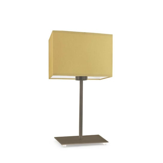 Lampka nocna LYSNE Amalfi, 60 W, E27, musztardowa/złota, 40x20 cm LYSNE