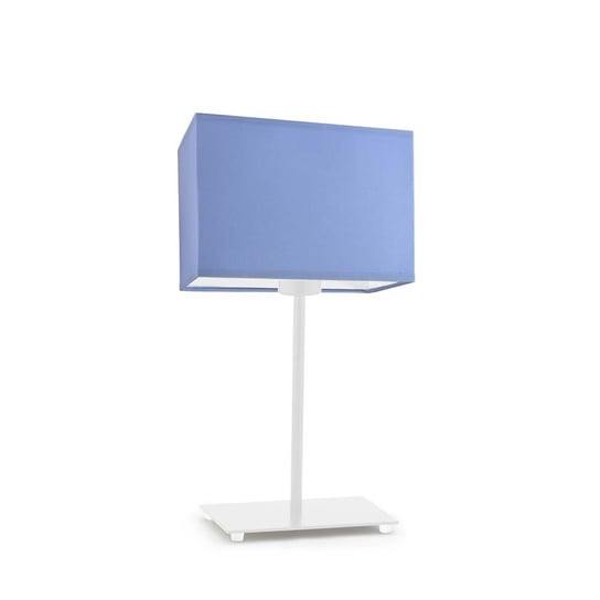 Lampka nocna LYSNE Amalfi, 60 W, E27, niebieska/biała, 40x20 cm LYSNE