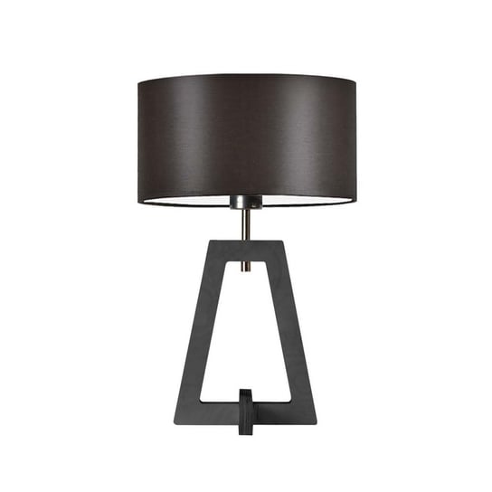 Lampka nocna LYSNE Clio, brązowa, popielata, E27, 47x30 cm LYSNE