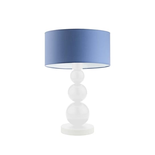 Lampka nocna LYSNE Honolulu, 60 W, E27, niebieska/biała, 41x30 cm LYSNE